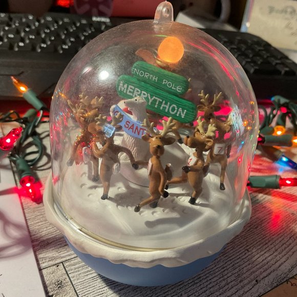 Hallmark Keepsake Ornament Christmas North Pole Merrython 1993 - Picture 4 of 8